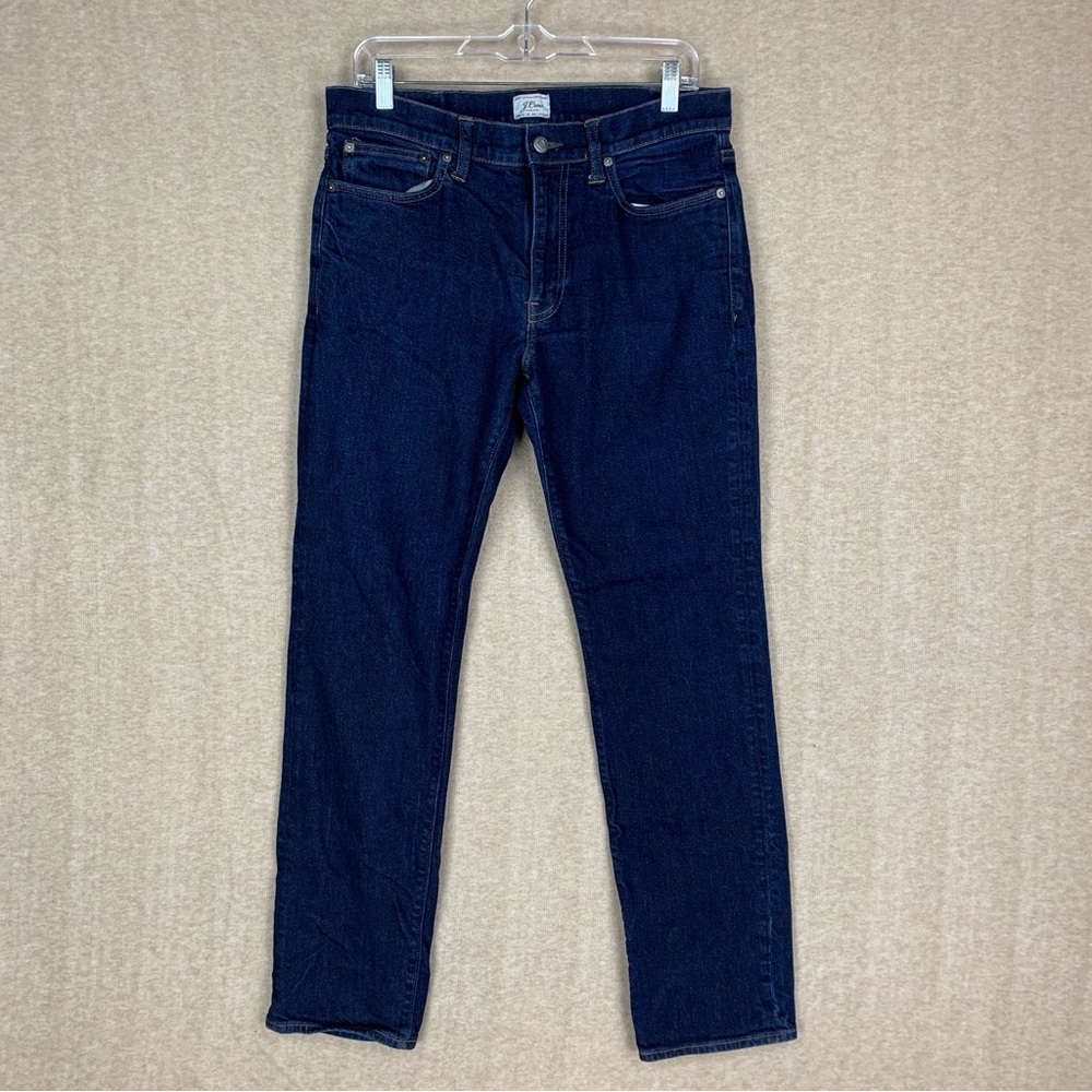 J Crew 770 Jeans 32x32 * 32x30 Mens Blue Kurabo Japanese Denim Straight Stretch